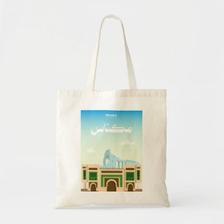 Meknes Morocco Tote – Artistic City Illustration Tragetasche