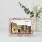 Meknes, Nordmarokko Postkarte (Stehend Vorderseite)