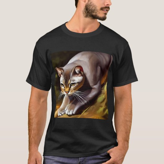 Mekong Bobtail Cat T-Shirt (Vorderseite)