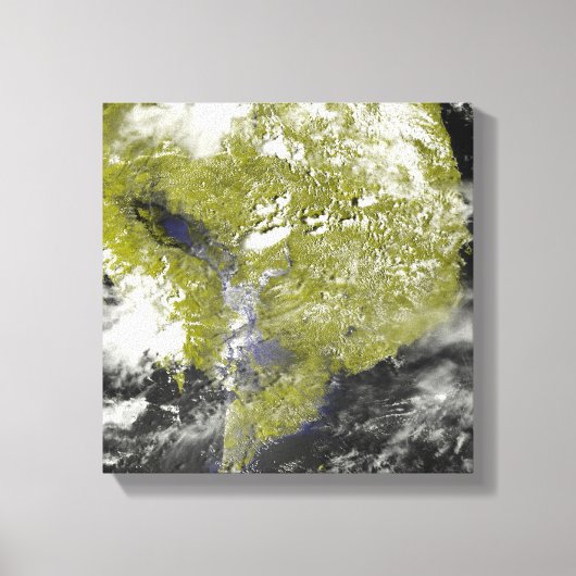 Mekong-Delta und die Tonle-Sap Leinwanddruck (Vorderseite)