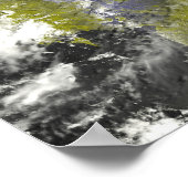 Mekong-Delta und die Tonle-Sap Poster (Ecke)