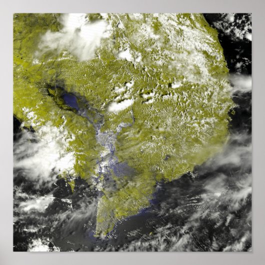 Mekong-Delta und die Tonle-Sap Poster (Vorne)