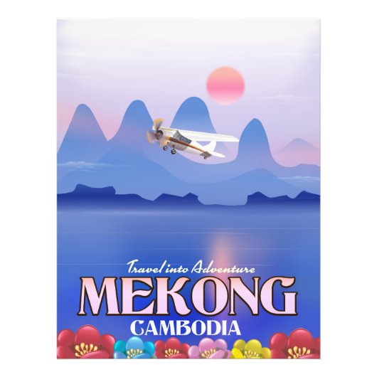 Mekong River Cambodia Vacation poster (Vorne)