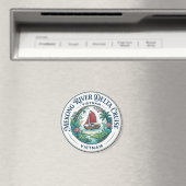 Mekong River Delta Vietnam Magnet (In Situ (Geschirrspüler))