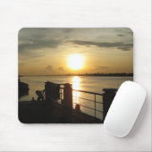 Mekong River Sunset ... Nong Khai, Isaan, Thailand Mousepad (Mit Mouse)
