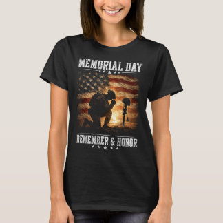 Mel Day USA-Flagge Erinnern Ehre Patriot Männer Fr T-Shirt