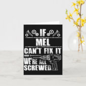 Mel Geschenk Name Fix Lustiger Geburtstag Personal Karte (Gelbe Blume)