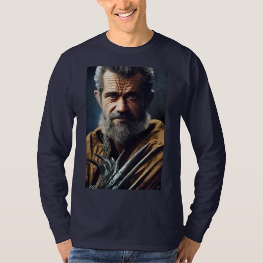 Mel gibson mit größer T-Shirt (Vorderseite)