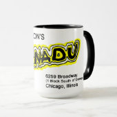 Mel Markon, Zanadu, Chicago, Illinois Tasse (VorderseiteRechts)