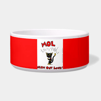 Mel "MOL: MEOU OUT LOUD" Pet Bowl Napf