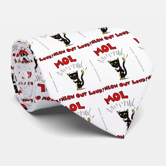 Mel "MOL: MEOW OUT LOUD" Krawatte (Gerollt)