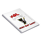 Mel "MOL: MEOW OUT LOUD" Notebook Notizblock (Rechte Seite)