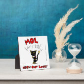 Mel "MOL: MEOW OUT LOUD" Plaque Fotoplatte (InSitu)