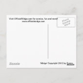 Mel "MOL: MEOW OUT LOUD" Postkarte (Rückseite)