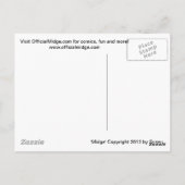Mel "MOL: MEOW OUT LOUD" Postkarte (Rückseite)