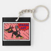 Mel NINJA CAT Acrylic Schlüsselanhänger (Rückseite)