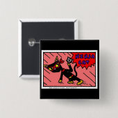 Mel NINJA Cat Button (Vorne & Hinten)