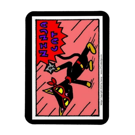 Mel NINJA CAT Flexible Magnet (Vertikal)