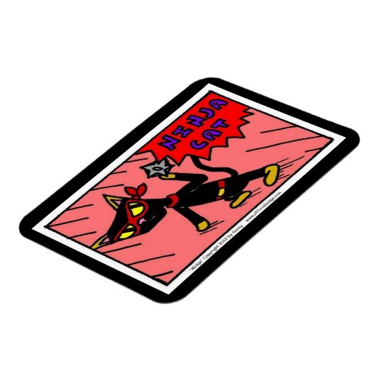 Mel NINJA CAT Flexible Magnet (Linke Seite)