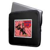 Mel NINJA CAT Laptop Sleeve (Vorderseite Links)