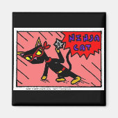 Mel NINJA CAT Magnet (Vorne)