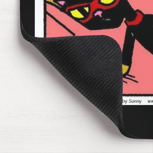 Mel NINJA CAT Mousepad (Ecke)
