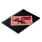 Mel NINJA CAT Notebook Notizblock (Linke Seite)