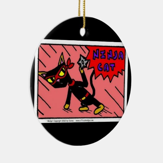 Mel NINJA CAT Ornament (Rechts)