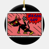 Mel NINJA CAT Ornament (Hinten)
