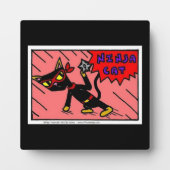 Mel NINJA CAT Plaque Fotoplatte (Vorderseite)