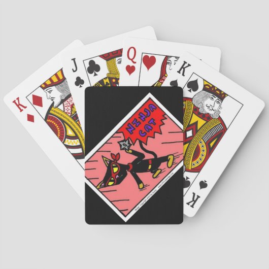 Mel NINJA CAT Spielkarten (Rückseite)