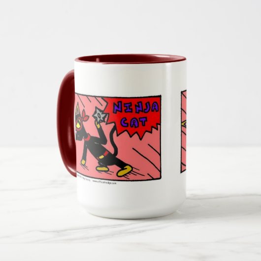 Mel NINJA CAT-Tasse Tasse (Vorderseite Links)