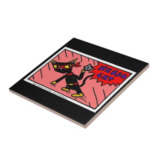 Mel NINJA CAT Tile Fliese (Seite)