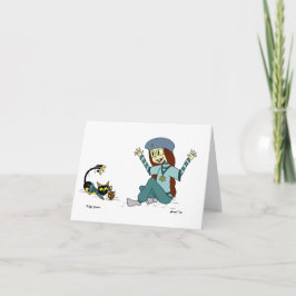 Mel the Cat and Maizy Customizable Hanukah Card Karte