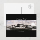 Melacca River Postkarte (Vorne/Hinten)