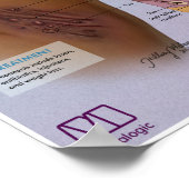 Melalogic Hidradenitis Supprativa Medical Poster (Ecke)