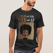 Melan-ish And HBCU-ish AF Historical Black College T-Shirt (Vorderseite)