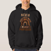 Melanated Black Educator Uni Professor Bohemia Hoodie (Vorderseite)