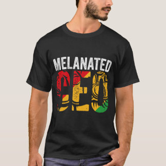 Melanated CEO Design Women Men Black Business T-Shirt