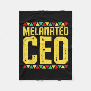 Melanated Ceo Entrepreneur African Black History M Fleecedecke