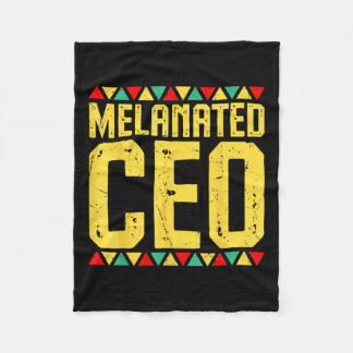 Melanated Ceo Entrepreneur African Black History M Fleecedecke