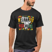 Melanated MICU Nurse Black History Month Afro Amer T-Shirt (Vorderseite)