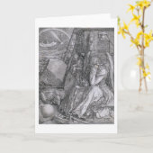 Melancholia, Albrecht Durer Karte (Gelbe Blume)