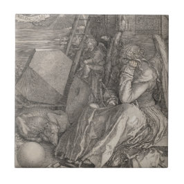 Melancholia I, gravierend durch Albrecht Durer Fliese