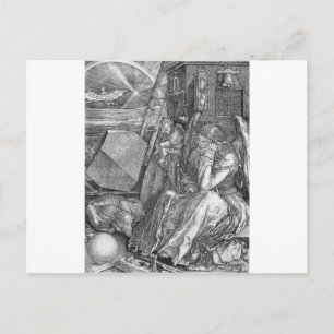 Melancholia von Albrecht Durer Postkarte