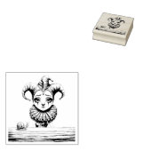 Melancholic Harlequin  Gummistempel (Stempel)