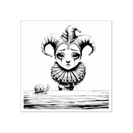 Melancholic Harlequin Gummistempel