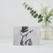 Melancholie, die feenhafte Geschäftskarten der Visitenkarte (Stehend Vorderseite)