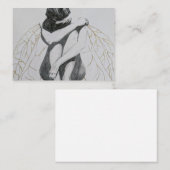 Melancholie, die feenhafte Geschäftskarten der Visitenkarte (Vorne/Hinten)