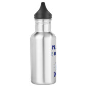 Melancholie ist mit Camping nicht kompatibel Edelstahlflasche (Links)